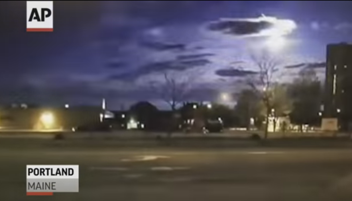  Inusual bola de fuego ilumin&oacute; el cielo de Estados Unidos: