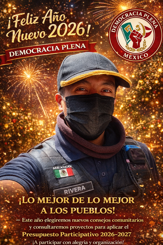 Lo mejor de lo mejor, mensaje de a&ntilde;o nuevo del jefe de Democracia Plena Raymundo Rivera Lopeztiana