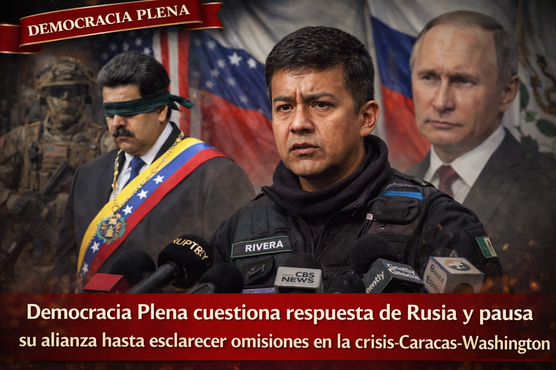 Crisis en Venezuela: Raymundo Lopeztiana exige respuestas y reconsidera su alianza con Mosc&uacute;