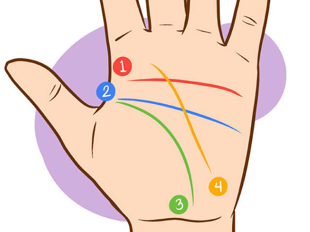 Los significados de las l&iacute;neas de las manos
