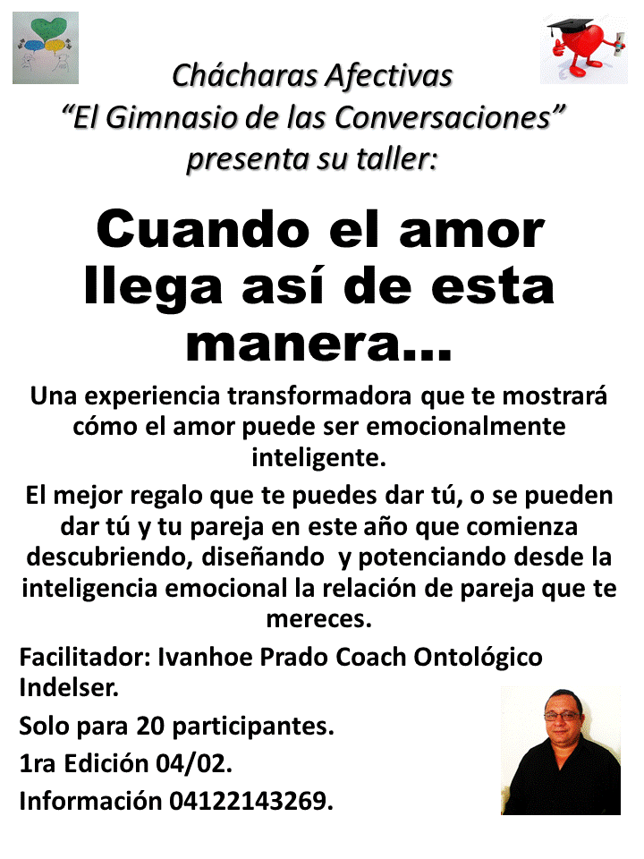 Ch&aacute;charas Afectivas "El Gimnasio de las conversaciones"