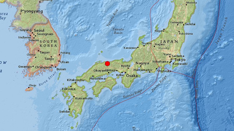 Un sismo de magnitud 6,6 sacude las costas de Jap&oacute;n: