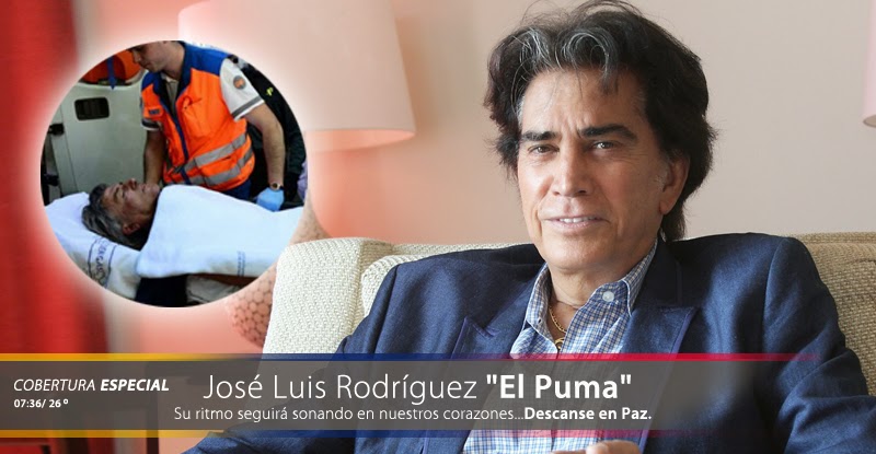 El cantante venezolano Jos&eacute; Luis Rodr&iacute;guez "El Puma"