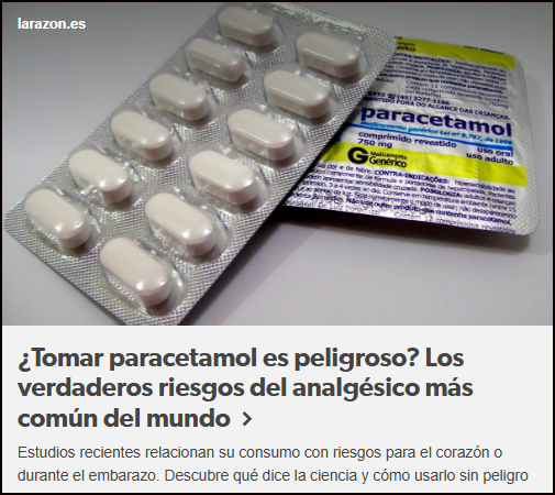 Las barbaridades de Tump no tienen l&iacute;mite. Ahora el Paracetamol