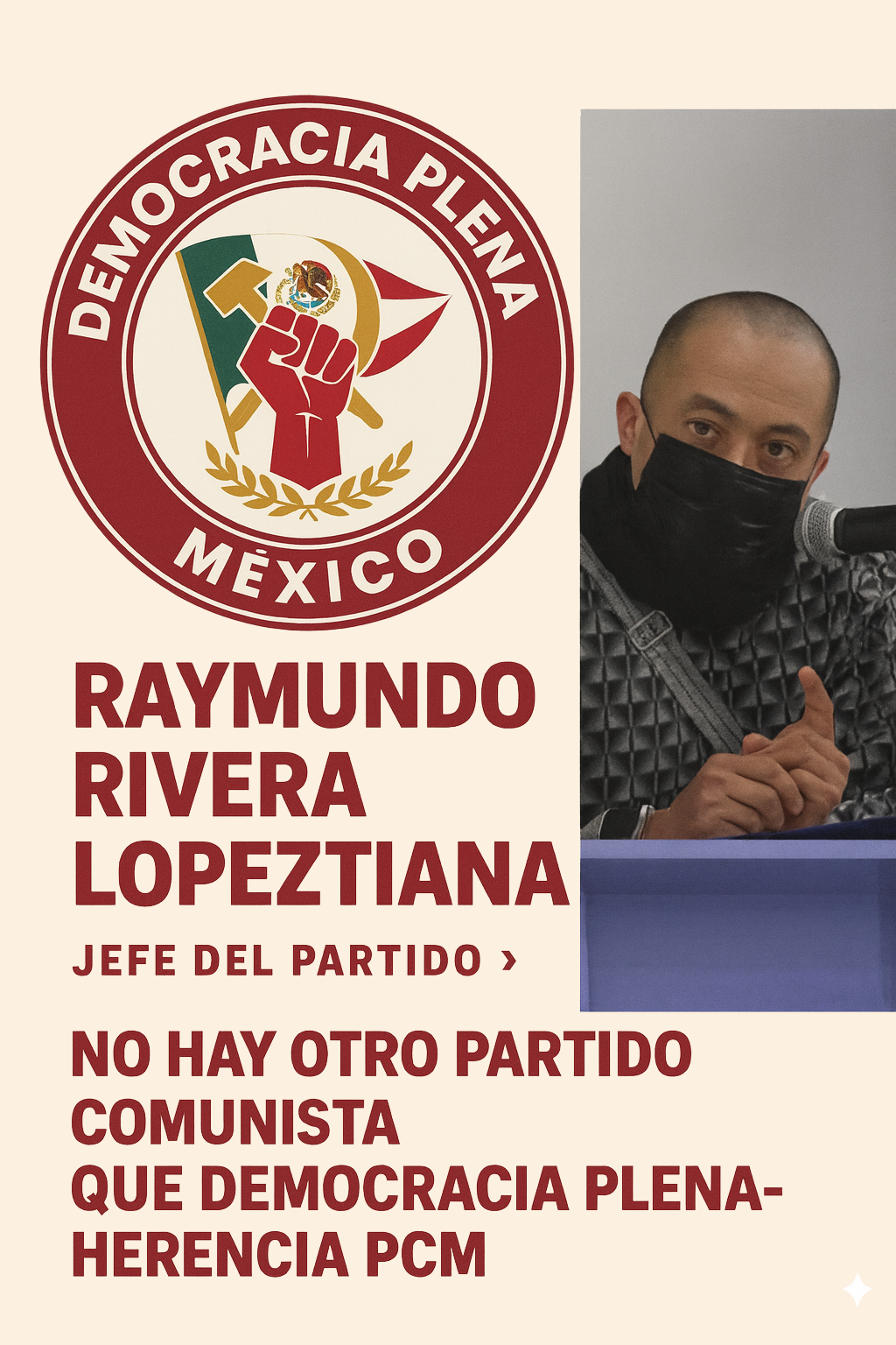 La identidad comunista no se hereda por el nombre, sino por la coherencia ideol&oacute;gica: Lopeztiana