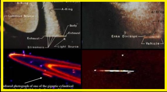 Ex cient&iacute;fico de la NASA dice que existen naves extraterrestres gigantes en los anillos de Saturno: