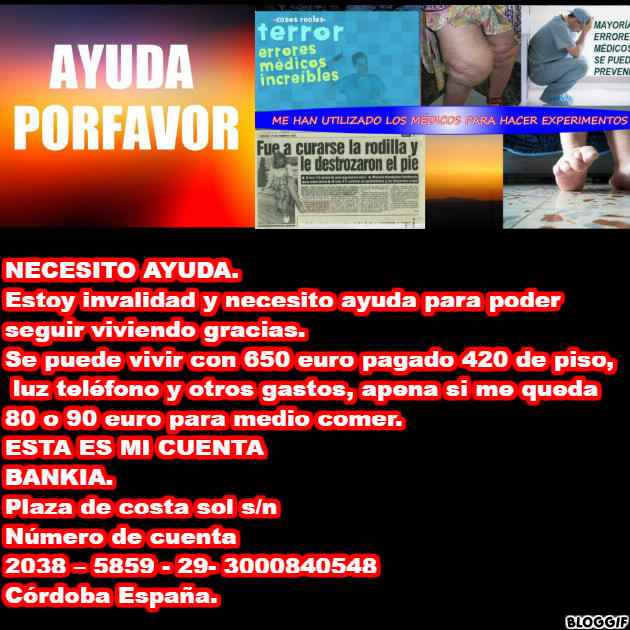 Para esto esta lo servicios sociales y la ayuda verg&uuml;enza si la tuviera 