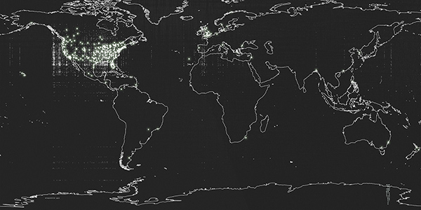 'Naci&oacute;n Extraterrestre', el mapa que registra los avistamientos de ovnis: