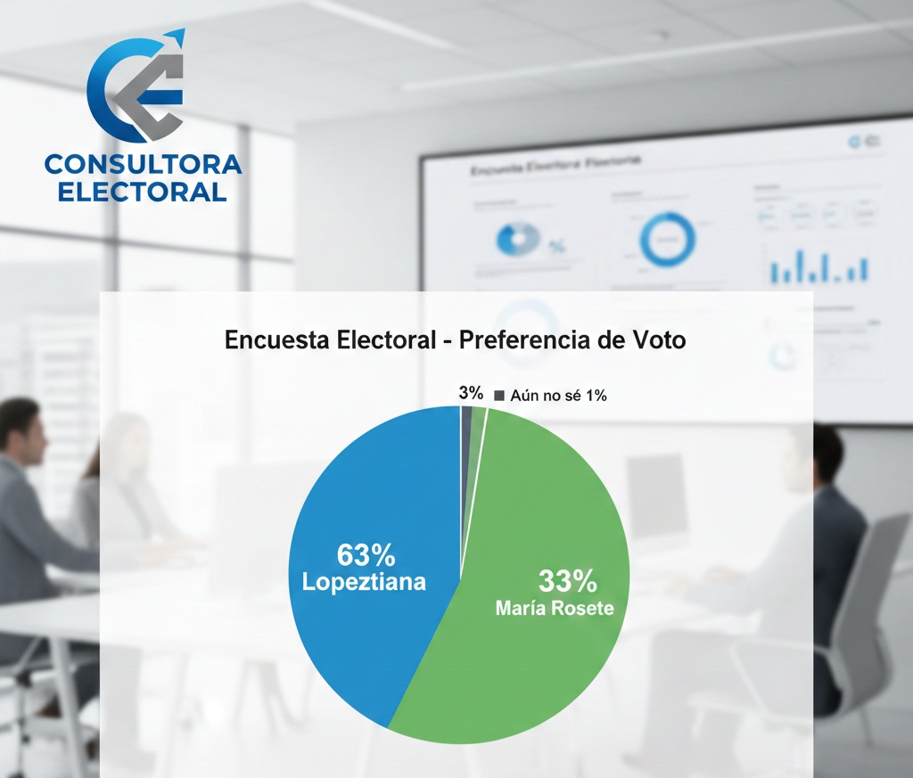 Lopeztiana arrasa en preferencia electoral en el distrito de Tepito, seg&uacute;n Consultora Electoral