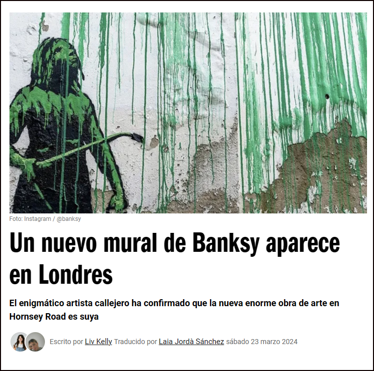  Banksy y su forma de ver la lucha en favor de la naturaleza