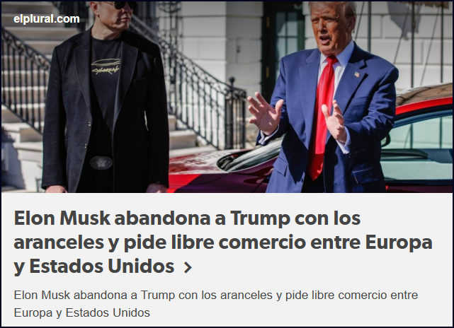  &iquest;MUSK ABANDONA A TRUMP?