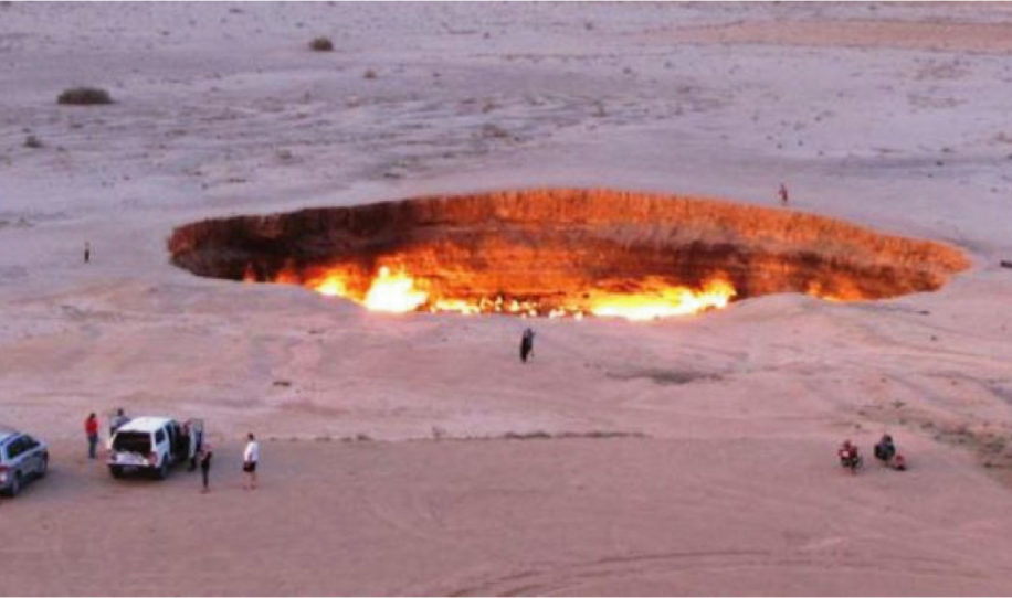 Aparece misteriosa "puerta del infierno" en China 