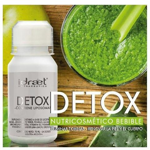Idraet Presenta Detox: El Primer Nutricosm&eacute;tico Liposomado Bebible que desintoxica la Piel desde el 