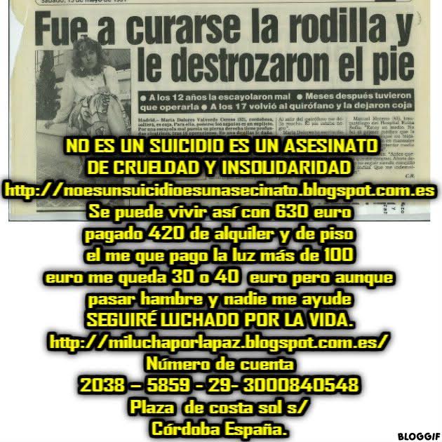 V&iacute;ctima De La Sanidad Mafiosa