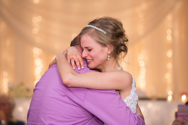 Bride who survived cancer dances with the donor who saved her life