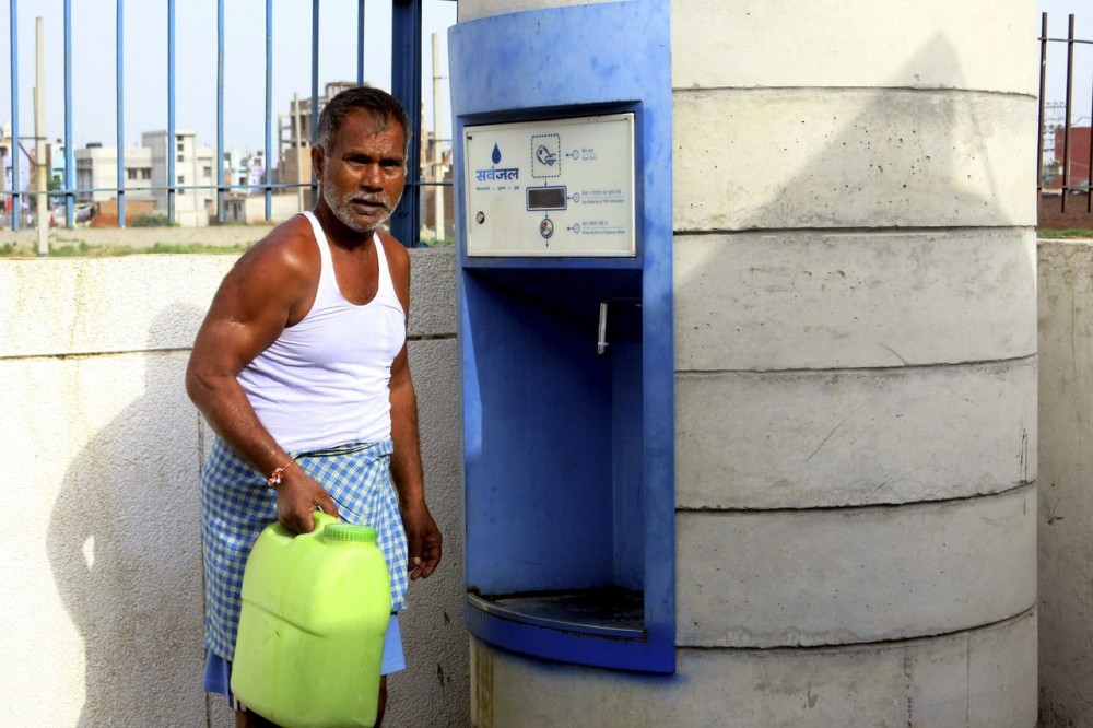 Cajeros autom&aacute;ticos de agua: una soluci&oacute;n frente a la escasez