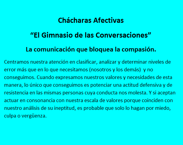 Ch&aacute;charas Afectivas