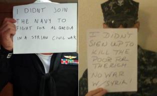 No me un&iacute; a la Marina para combatir por Al Qaeda en una guerra civil en siria