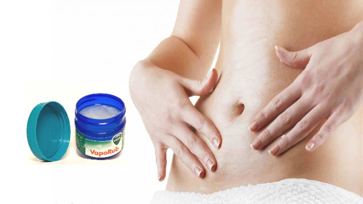 Utiliza el "vaporub" para eliminar toda la grasa y reducir talla