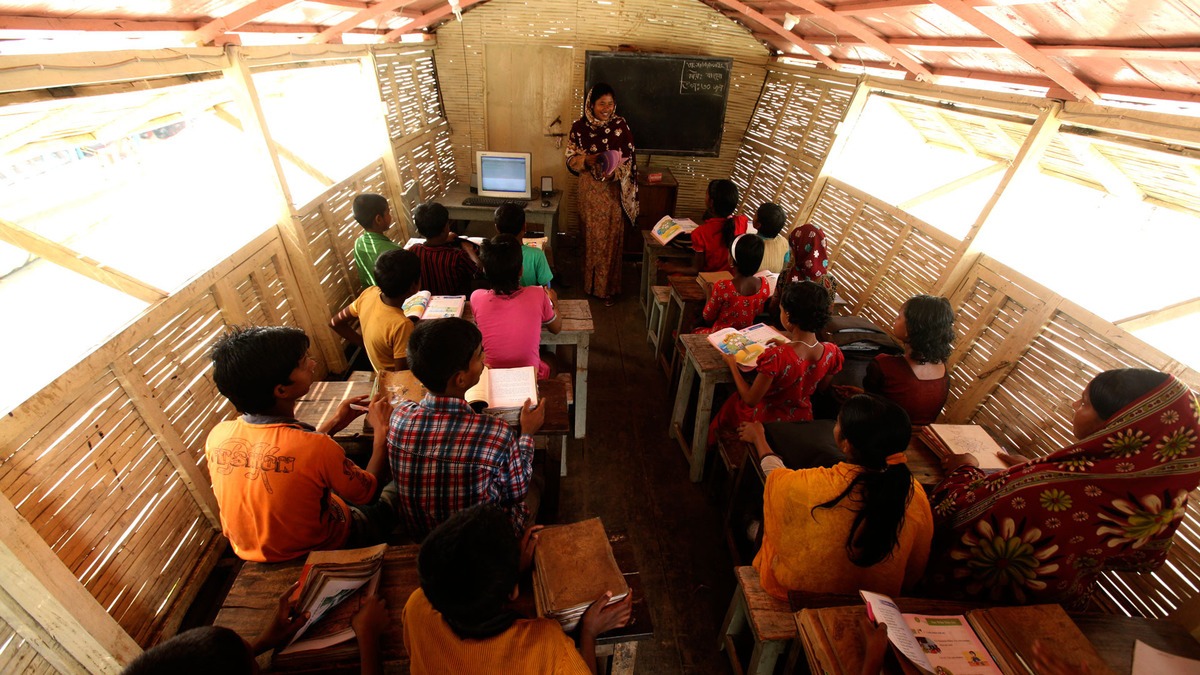 How one architect transformed education in flood-ravaged Bangladesh through 'floating schools'