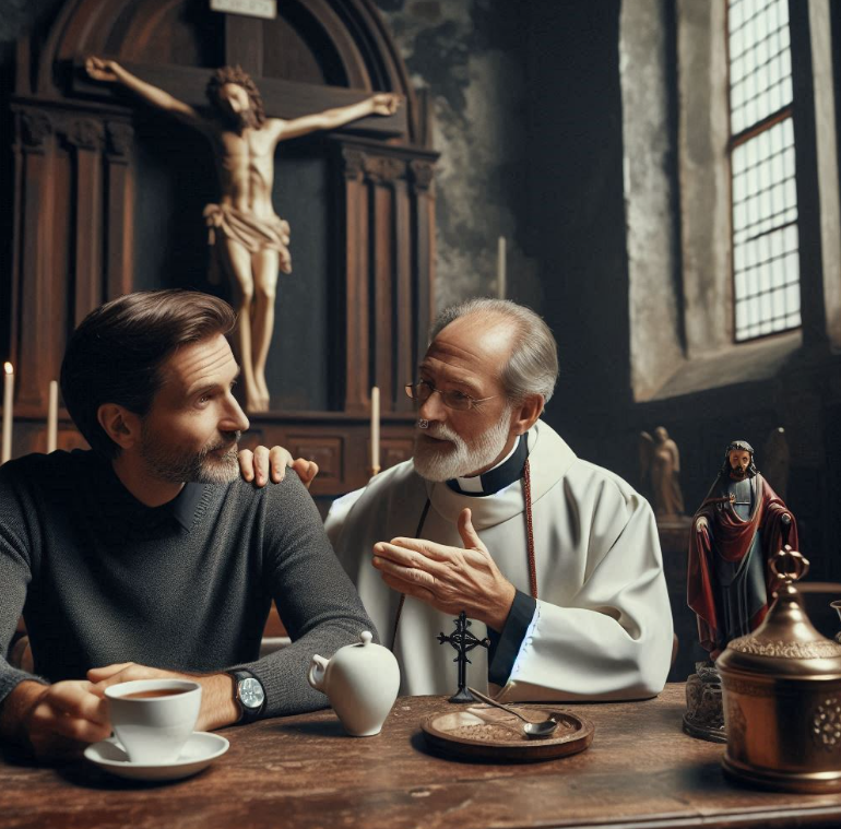  Un caf&eacute; en la Sacrist&iacute;a