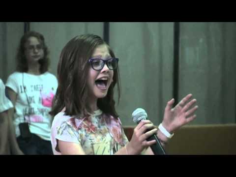 Her Shy Daughter Grabbed The Microphone, And What Happened Was Amazing