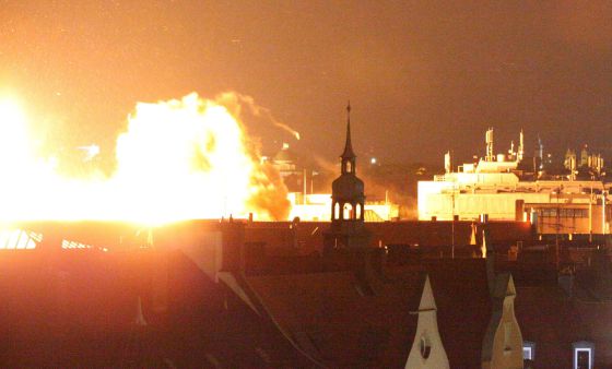 Una bomba de la II Guerra Mundial causa un incendio en M&uacute;nich
