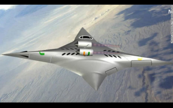 Avi&oacute;n  ninja  para pasajeros alcanzar&aacute; velocidades supers&oacute;nicas