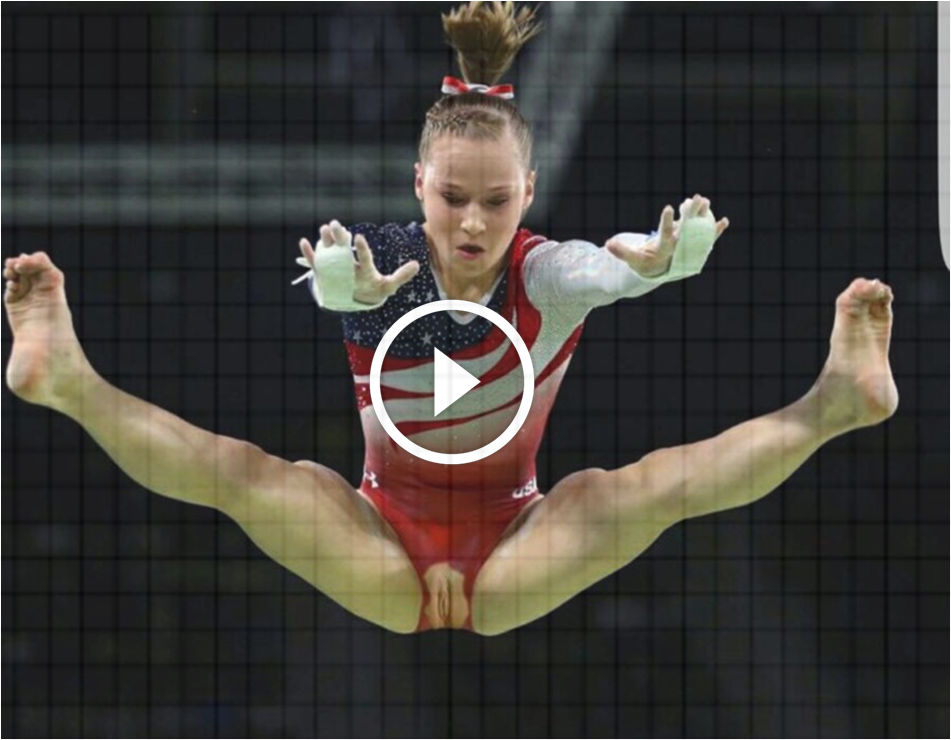 Unfassbar was dieser  Turnerin w&auml;hrend einer Pr&auml;sentation in den olympischen Spiele passiert.