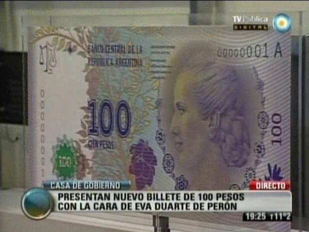Presentan los nuevos billetes de $100