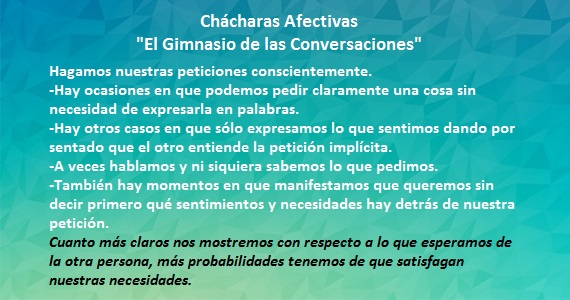 Ch&aacute;charas Afectivas "El Gimnasio de las conversaciones"