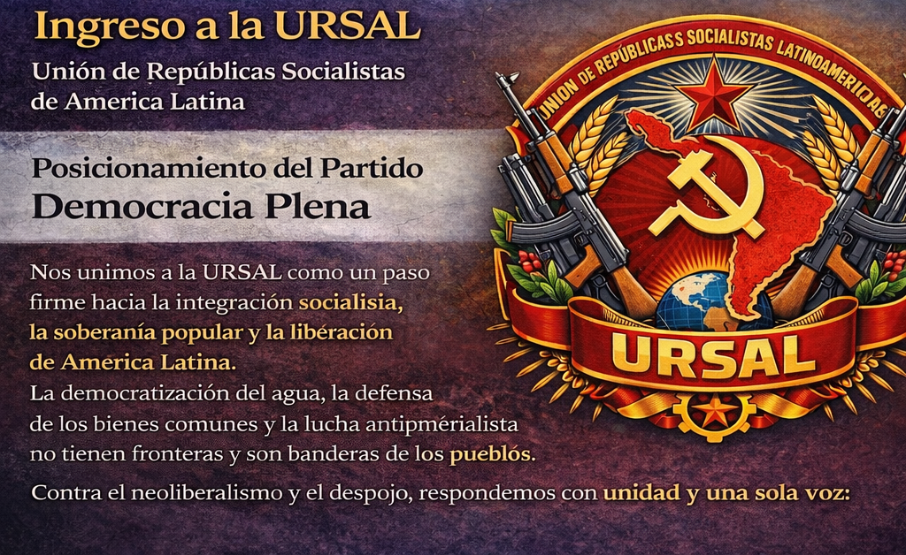 Creemos en una Am&eacute;rica Latina unida, no como mercado, sino como bloque pol&iacute;tico soberano