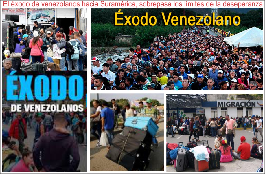 De Venezuela a Suram&eacute;rica: un &eacute;xodo lleno de miseria