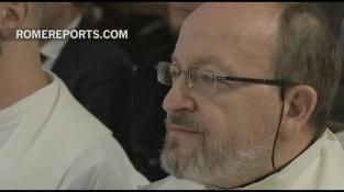 Padre Miguel Misa con el Papa Francisco