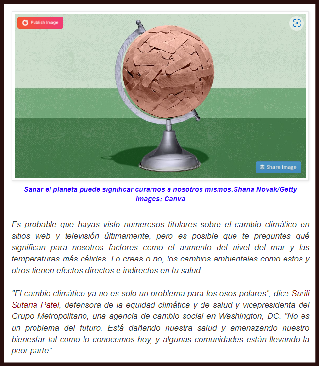Alerta: Evidencias de como el Cambio Clim&aacute;tico afecta a nuestra salud y &iquest;c&oacute;mo podemos protegernos?
