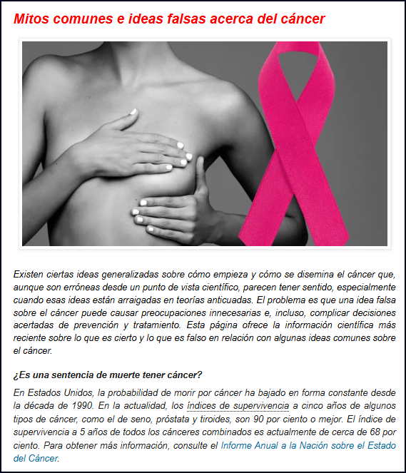  Bulos, mitos y otras ideas falsas sobre lo que s&iacute; produce o no produce c&aacute;ncer en las personas