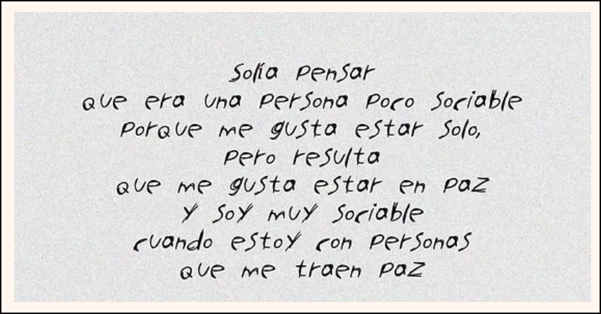  &iquest;Poco sociable?