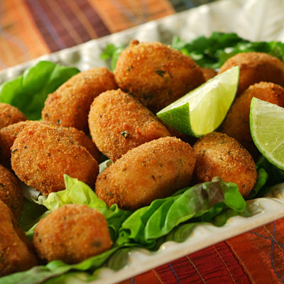Croquetas de queso - Cena de navidad