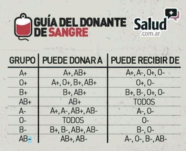 Gu&iacute;a del DONANTE DE SANGRE