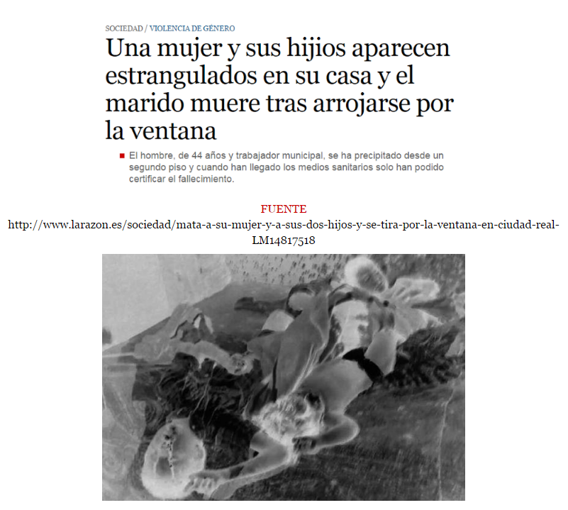 ESPA&Ntilde;A : HOY EL TERROR MACHISTA ESTRANGULA A LA MADRE Y ASFIXIA A SUS DOS HIJOS DE 5 Y 8 A&Ntilde;OS "