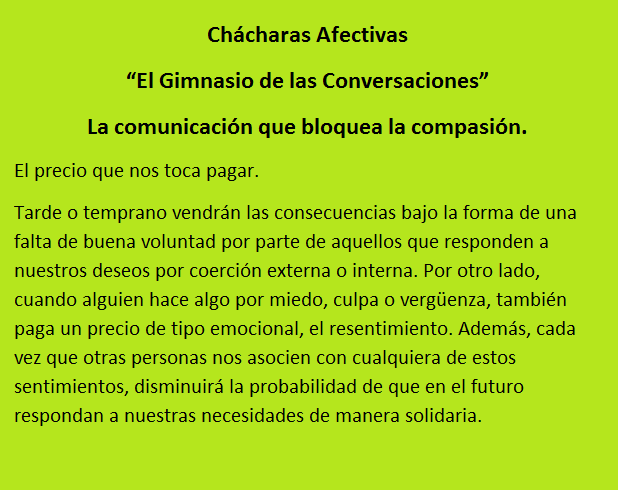 Ch&aacute;charas Afectivas