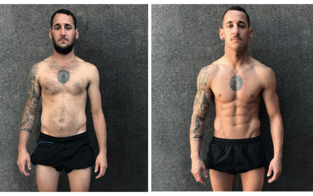 This guy channelled his inner Iron Man to better his body in 8 weeks