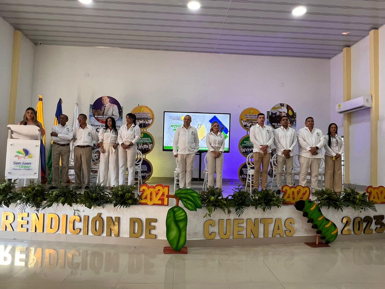 El alcalde de San Juan del Cesar, &Aacute;LVARO D&Iacute;AZ GUERRA, hizo rendici&oacute;n de cuentas 2020 - 2023.
