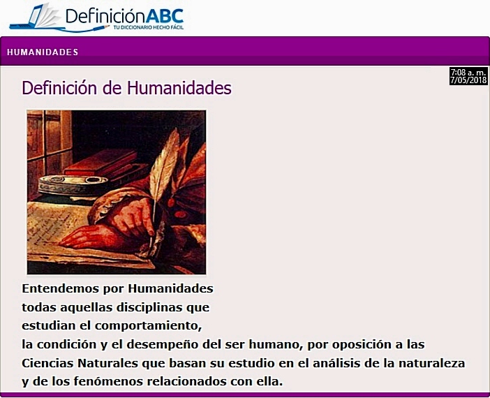 &iquest;Humanidades? (.)