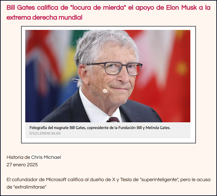  Bill Gates se pronuncia sobre la actitud de Elon Musk