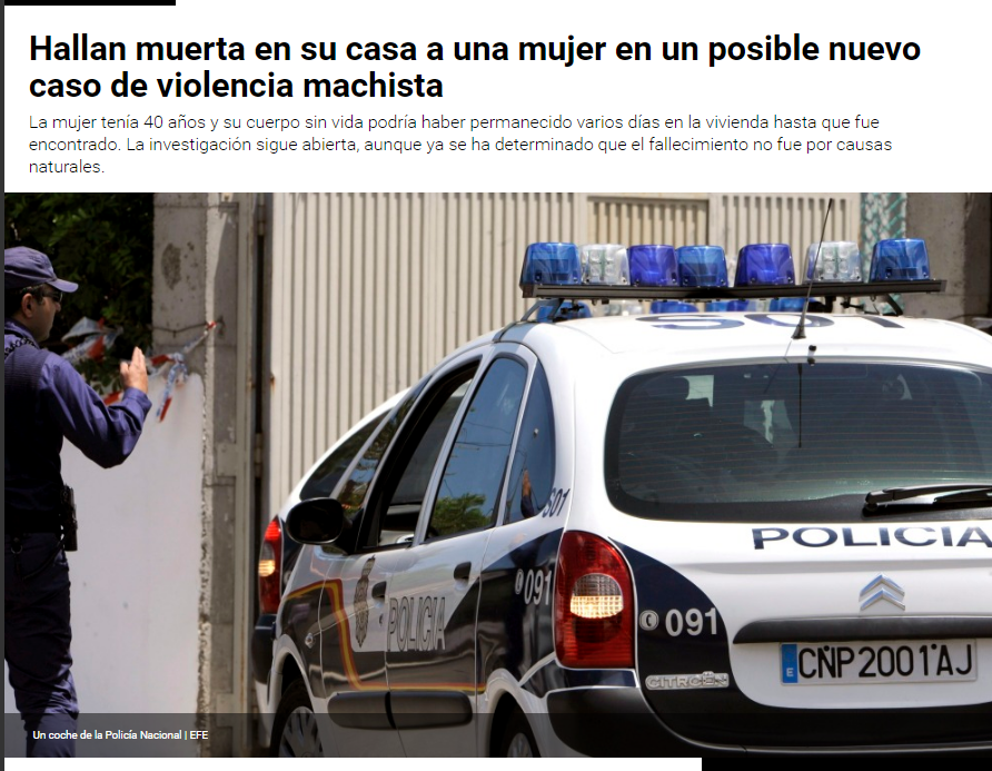 " ESPA&Ntilde;A DESPIDE 2016 ASESINANDO A OTRA MUJER EN OTRO ATAQUE MACHISTA QUE SE LLEVA A LA VICTIMA 52 A