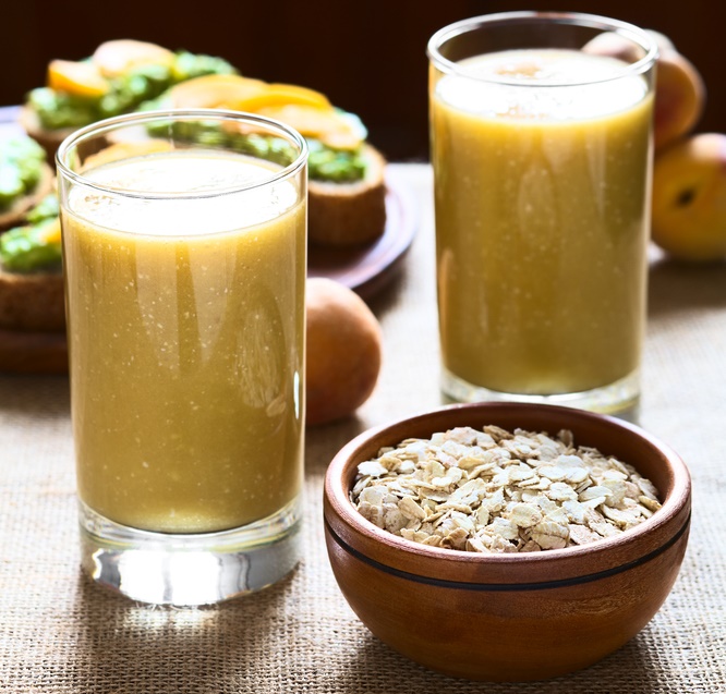 Remedio energizante y medicinal con t&eacute; y avena