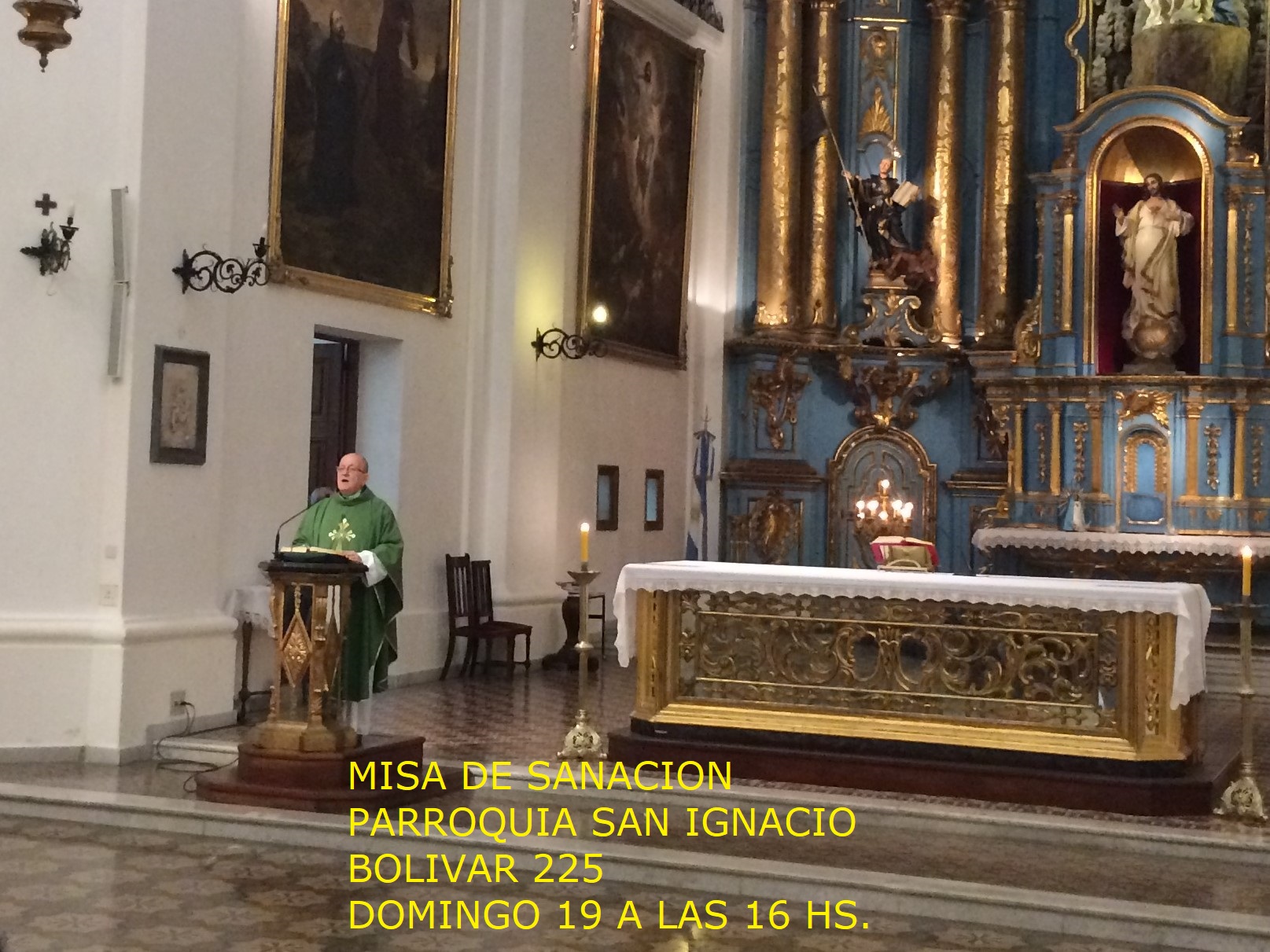 Misa en San Ignacio de Loyola