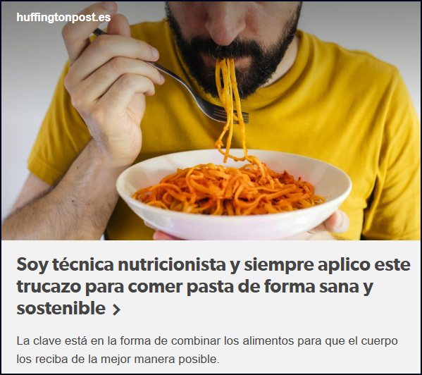  COMO COMER PASTA DE MODO SALUDABLE