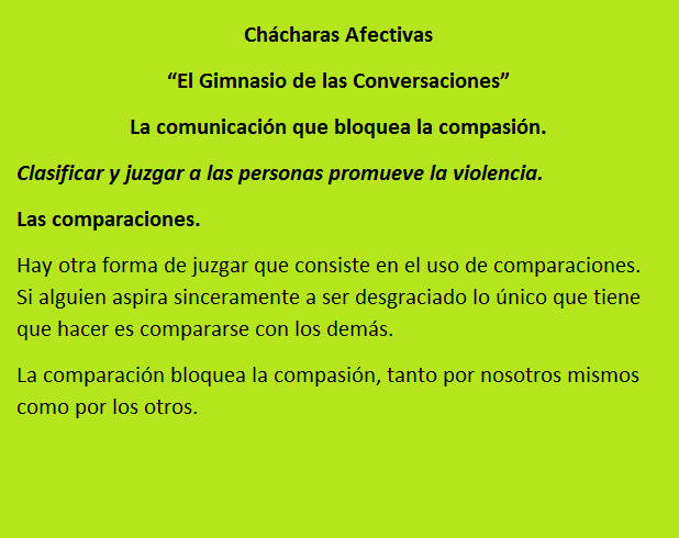 Ch&aacute;charas Afectivas